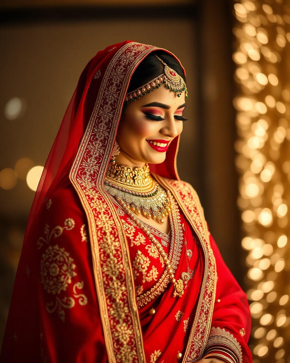 Indian bride portrait